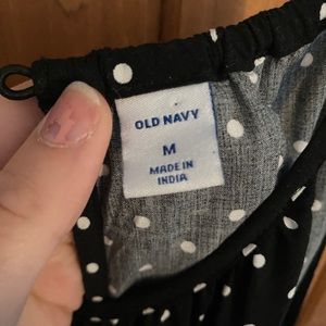 Black Old Navy Polka Dot Romper